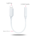 For iPhone 7 iPhone7 Plus Earphone Adapter Converter Cable Lighting change to 3 5mm Headphone Headset