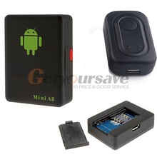 Real Time Mini Spy GSM GPRS GPS Tracking Device For Children Pet Car MinkA8