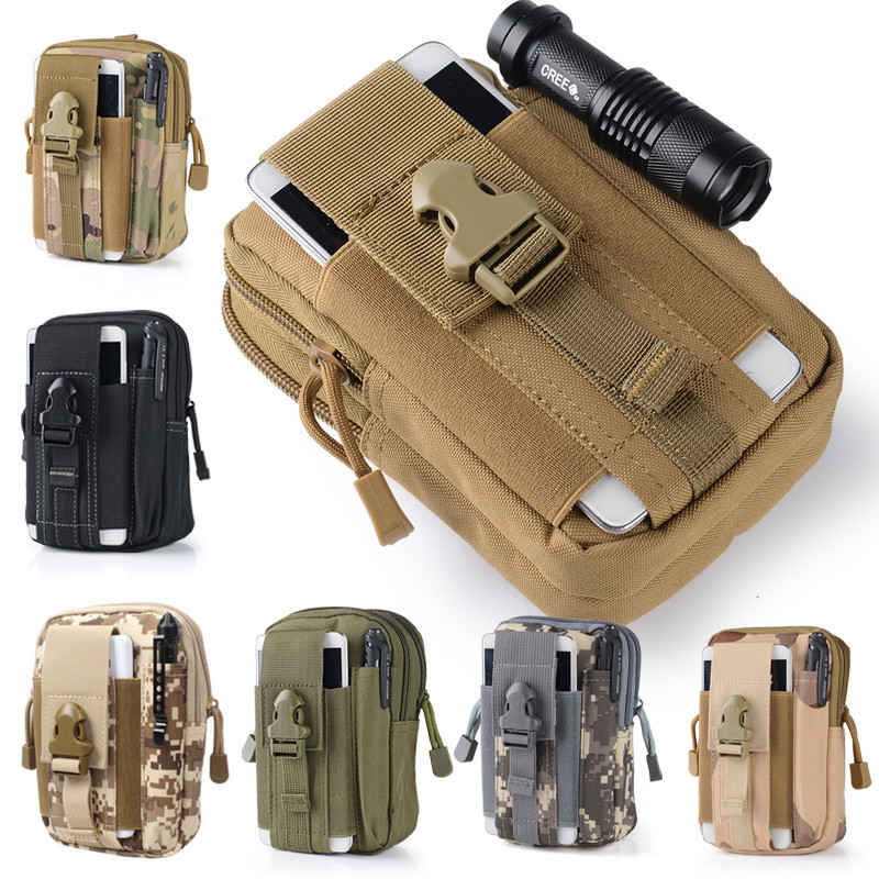 Universal Outdoor Tactical Holster Military Molle Hip Waist Belt Bag Wallet Pouch Purse Phone Case for