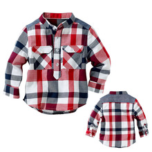 2014 autumn children s boy clothing set plaid T shirt casual pants kids suits kids sets