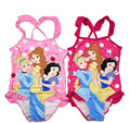 Baby Swimwear 2016 Children s Cute New Swimsuit Princess Image One Piece Swimsuit with Skirt Baby