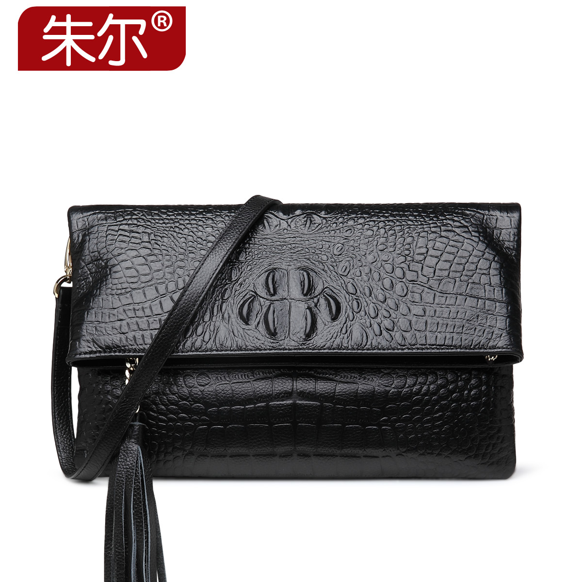 2015 women's fashion genuine leather handbag fashion for Crocodile shoulder bag small cross-body bag day clutch