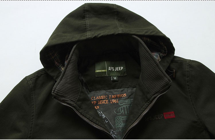 L XL 2XL 3XL Autumn Spring Mens Short Jackets Coats Hooded Brand Slim Medium Long Casual Cotton Outdoor Plus Size Casual Jackets (3)