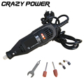 CRAZY POWER Mini Drill Grinder DIY Electric Hand Drill Machine with Accessories Variable Speed Dremel Rotary