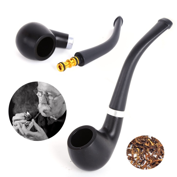 Retro Vintage Wooden Smoking Pipe Tobacco Cigarettes Cigar Pipes Gift Durable Free Shipping 