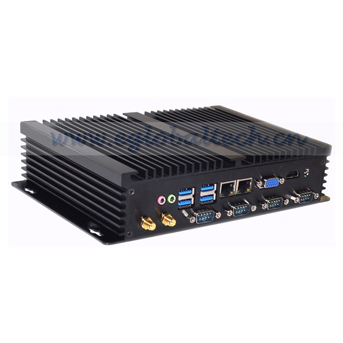 Fanless Industrial PC Mini ITX Motherboard Celeron Processor 4 RS232
