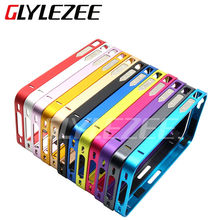 Anti Knock Aluminium Metal Bumper Frame Cover Case 13 Colors Fashion Cellphone Protect Border for Apple iPhone 4 4S 5 5S