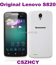 3pcs/lot Original Lenovo S820 Unlocked MT6589 Quad Core Smart Cell phone GPS Wifi Free shinpping