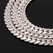 Trendy Gold Chain For men Jewelry Wholesale Rose Gold Platinum 18k Stamp Real Gold Plated Necklace