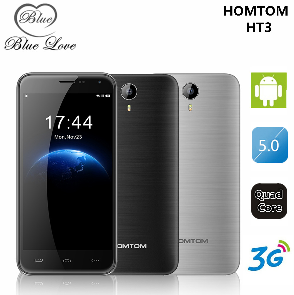 Original HOMTOM HT3 HT3 Pro MTK6580A 6535P Quad Core 5 inch 1280x720 Android 5 1 Mobile