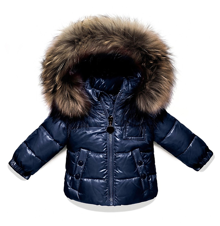 boys puffer coat with fur hood