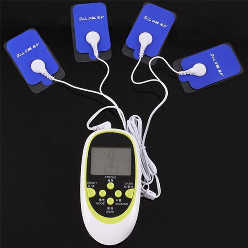 2015 New Hot Selling Health Electric Massage Massager Physiotherapy LCD Digital Therapy Machine With Electrode Adhering