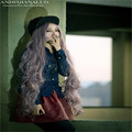 woman sexy 100cm wig cosplay long thick wigs curly taro wig harajuku high quality synthetic ombre