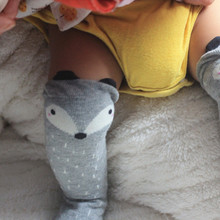 wholesale unisex animal fox baby leg warmers socks for kids scaldamuscoli bambina calentadores piernas knee pads