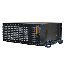 16 into 4 output AV video switching matrix host server to support small and medium sized network HD splicing