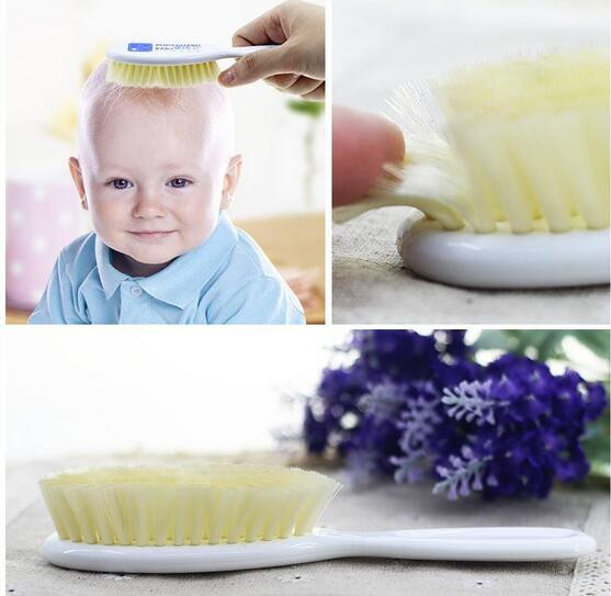 Soft Infant Baby Comb And Hair Brush Set Baby Care Kit Gentle for Babies and Toddlers (4)
