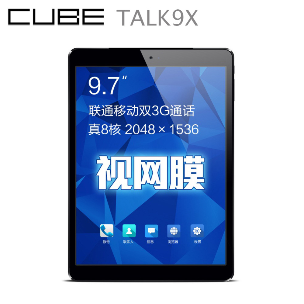 9 7 inch Cube Talk9X 3G Tablet PC U65GT Octa Core Retina OGS Screen 2048 1536