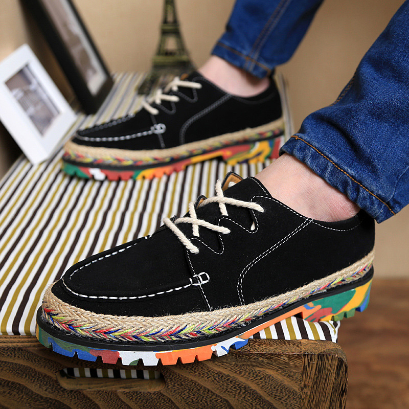2014 New Arrival four season Canvas PU Shoes For Man Multicolor Casual Shoes For men comfortable