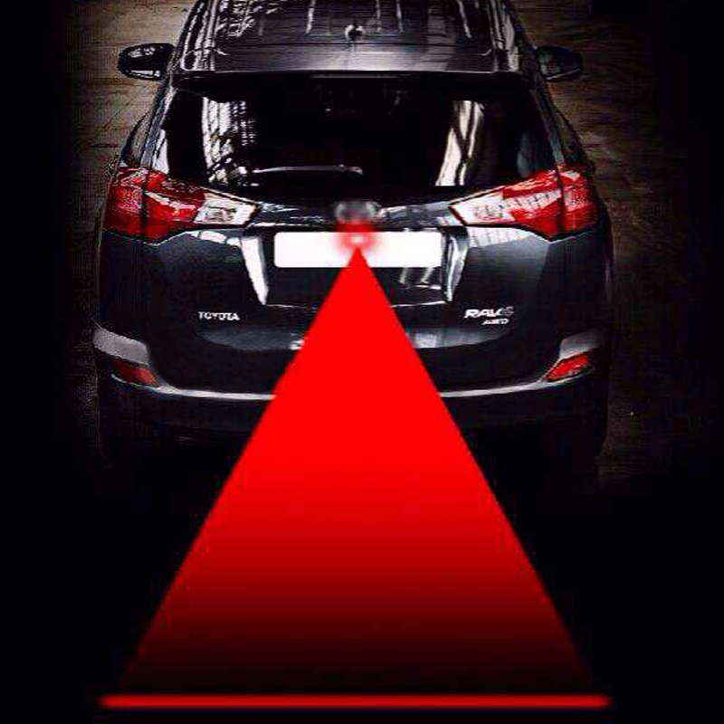 Newest Anti Collision Rear end Car Laser Tail Fog Light Auto Brake Parking Lamp Rearing Warning