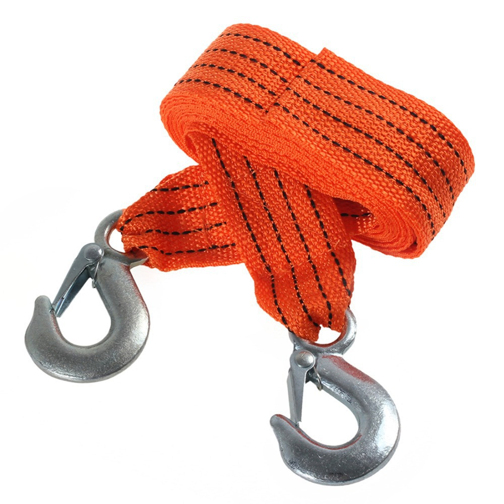 3-Tons-4-Meter-Flsorescence-Universal-Car-Tow-Cable-Towing-Strap-Rope-with-Hooks