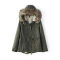 High Quality 2016 Autumn Warm Sheep Lamb Wool chaqueta plumifero mujer long fur parka coat woman