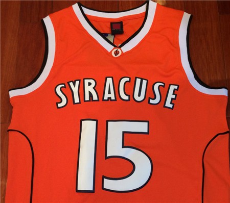 Hot Sale Carmelo Anthony SYRACUSE Jersey, Syracuse #15 Carmelo Anthony Jersey Embroidered Orange