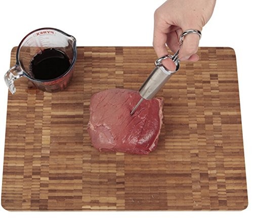 Heavy Duty Meat Injector 304 Stainless Steel 2 Oz Seasoning Heavy Duty Meat Injector 304 Stainless Steel 2 Oz Seasoning