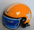 Free shipping LSG motorcycle helmet half helmet motorcycle helmet summer helmet portable orange