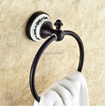 Free Shipping Wholesale and Retail Wall Mounted Brass Bathroom Towel Ring Oil Rubbed Bronze Finished Bath