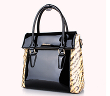Женские желе handbags2015female бизнес serentine vintageblackhandbags женская верхнюю ручку сумки pu лакированной кожи сумки на ремне(China (Mainland))