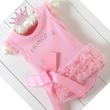 Free Shipping Little Baby Girl Pink Cotton Cute Princess Dress Dancing Dress JAawg