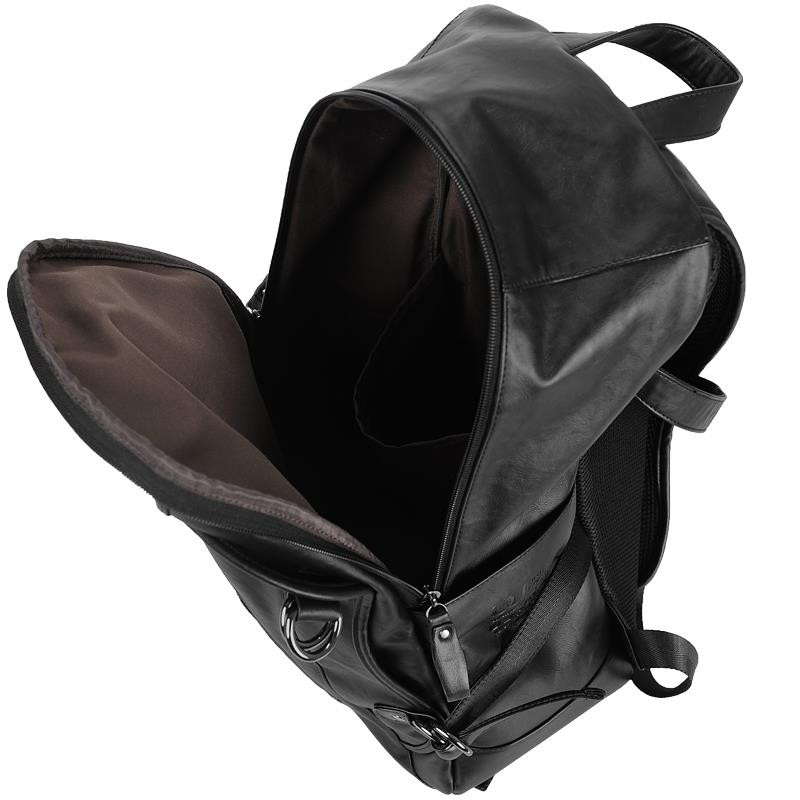 backpack casual travel pu leather laptop bag 120533 black backpack casual travel pu leather laptop bag 120533 black