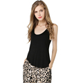 Women Modal Cotton Vest V Neck Solid Candy colors Sleeveless Slim for Women 2016 New Arrival