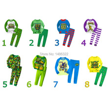 spring teenage Mutant Ninja Turtles children’s clothing boys set Pijamas Baby Clothing Kids Sleepwear cotton shirt suit 1 Set