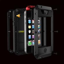 Extreme Durable Strike Shockproof Waterproof Dustproof Metal Case for iphone4 Screen Protector cover for iPhone 4S