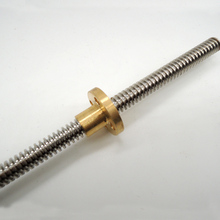 3pcs/lot 3D Printer THSL-300-8D Lead Screw Dia 8MM Pitch 2mm Lead 2mm Length 300mm with Copper Nut Free Shipping