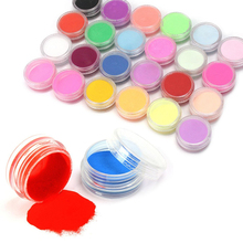 2015 new fashion 12 Colors Nail Art Tips UV Gel Powder Dust Design 3D Decoration Manicure # M01202