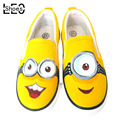 China Brand Shoes Despicable Me 2 Minions Children Girls Boys Kids Canvas Shoe Lazy Cartoon Minion