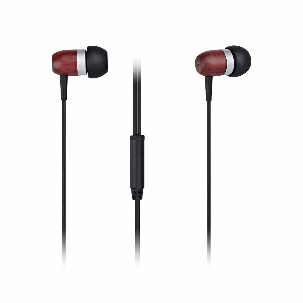 Phone Headphones With Mic For Android Phones aliexpress com buy genuine wood earphonesgranvela hi defination in ear headphones with microphonefor iphoneandroid phones