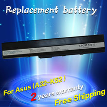 battery for Asus K52 K52J K52JB K52JC K52JE K52JK K52JR K52N K52D K52DE K52DR K52F K62 K62F K62J K62JR N82 K52IJ K52F