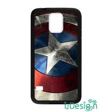 Fit for Samsung Galaxy mini S3/4/5/6/7 edge plus+ Note2/3/4/5 back skins cellphone case cover Captain America Shield Avengers