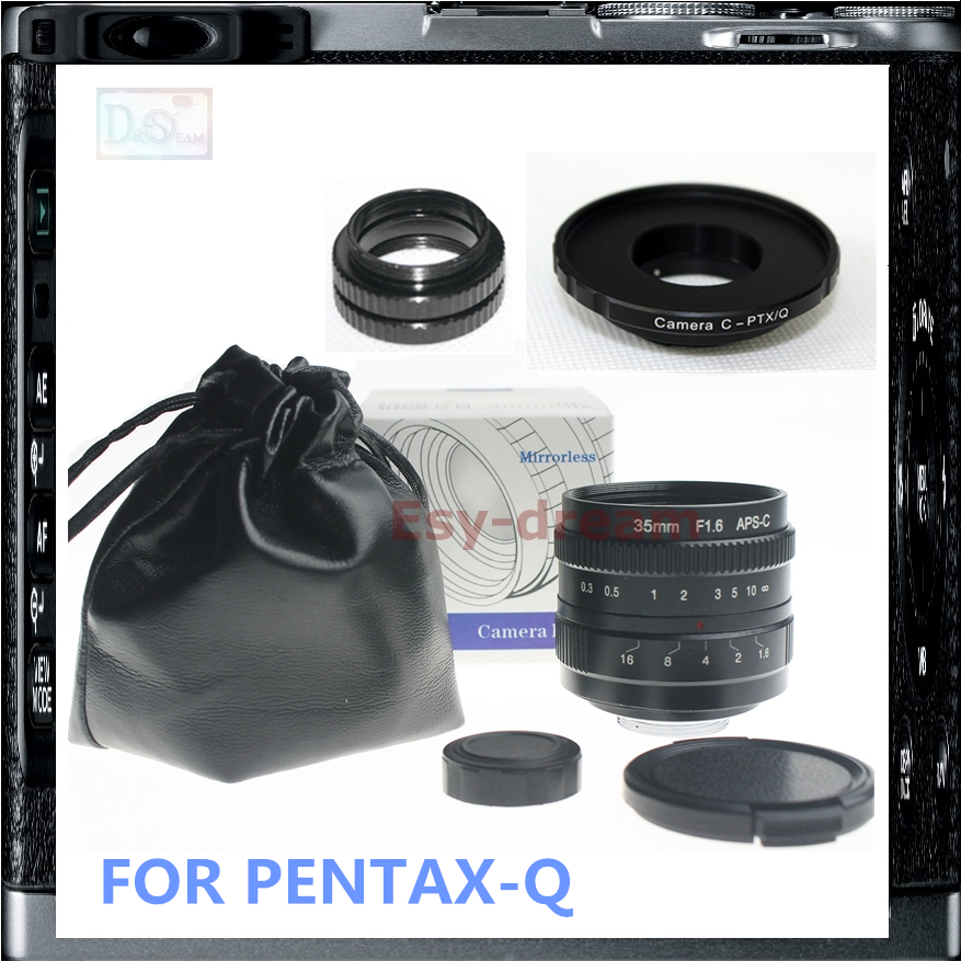 35  F1.6    + C    PentaxQ Pentax Q Q7 Q10 Q-S1 QS1  PA342