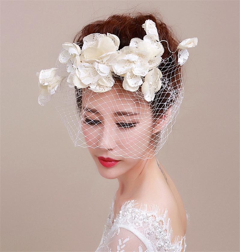 European Style White Flower Fascinator Hat Weddirect Discount