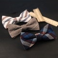 2016 New Arrival Business Casual Cotton Bow Tie High Quality Printed Plaid Neckwear Bow Cravate For