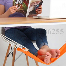 1Piece Modern FUUT Desk Orange Feet Hammock Portable Soft Foot Hammock for Home Office Outdoor Desk KRH15078