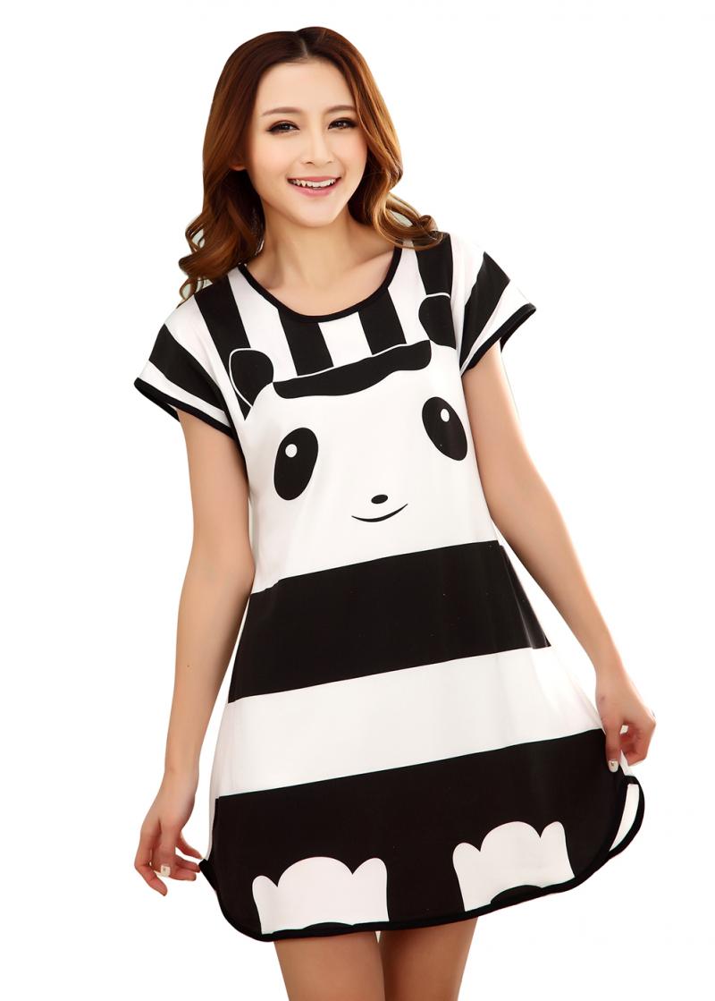 Платье панды