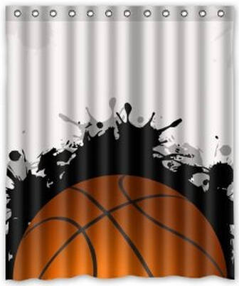 Fashion Basketball Is World Cool Design Shower Curtain 60