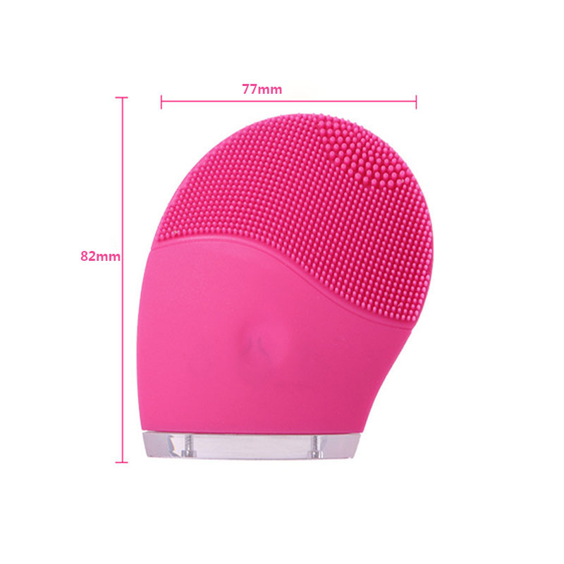 Electric Silicone Facial Brush Face Cleanser Vibrate Waterproof