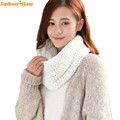 Newly Design Unisex Fashion Warm Knit Neck Circle Wool Blend O Ring Scarf 161017 Drop Shipping