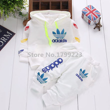 Hot sale! 2016 New Baby boy’s/girl’s clothes Sports Set 2pcs sport clothing set baby wear Kids Suit baby boy clothes